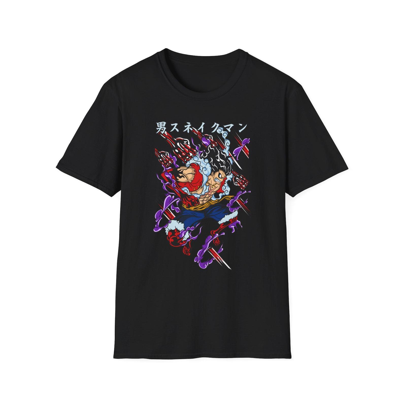 Samurai Demon Warrior T-Shirt | Japanese Tattoo Style, Kanji Graphic S