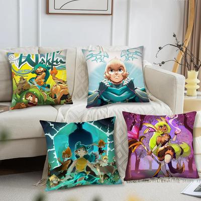 Game W-Wakfu S-Strategy Pillow Case Square Pillow Bedroom Sofa Leisure Comfort Cushion Car Living Room Home Decoration