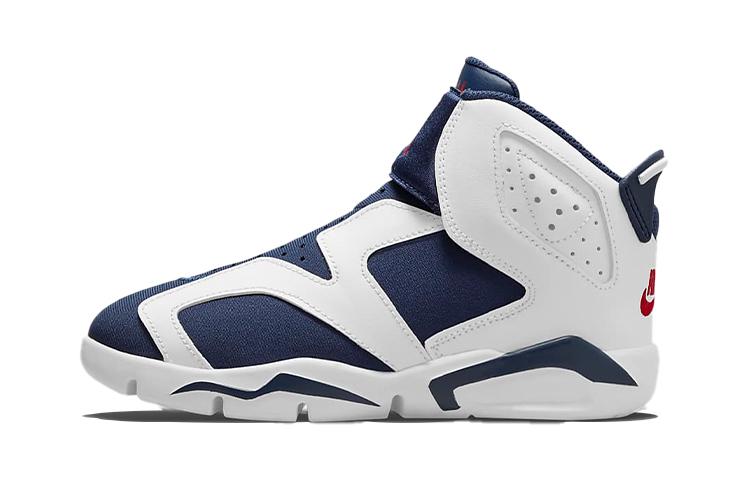 Air Jordan 6 Retro Little Flex PS  White Midnight Navy  29.5