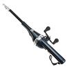 Canna da Pesca Pieghevole con Mulinello da Spinning Linea Integrata da 80M Manico Ergonomico Portatile Telescopica
