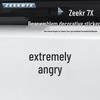 Zeekr 7X Blackened Metal Rear Tail Logo Sticker for 25-26 Models - Black Warrior Edition