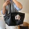 Autumn/Winter New High Quality Single Shoulder Bag Large Capacity Commuting Handbag Fashionable Versatile Tote Bag PU Leather