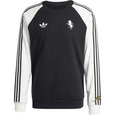 Oryginalna Juventus Pasiasta Bluza z Okrągłym Dekoltem i Długim Rękawem Męska bluza KB4449