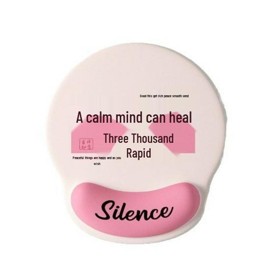 Creative Non-Slip Wrist Rest Mouse Pad for Women - Smooth Office Desktop Wrist Support