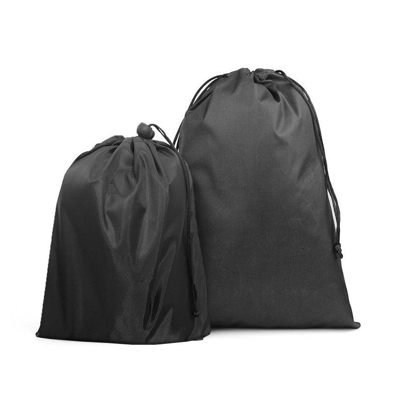 Travel Shoe Bag Portable Waterproof Drawstring Storage Bag Organizer Multi Size Travel Accessories Pouch Nylon Drawstring Bag