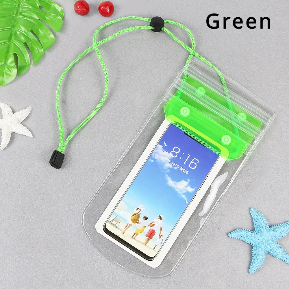 Cell Phone Waterproof Bag Three Channel Thickened Touch Screen Dive Sleeve Swimming Spa Seal Bag