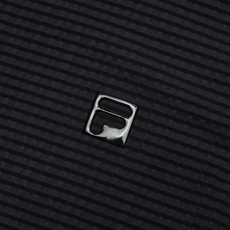 New FILA Polo Shirts Women's Black A11W425123FBK