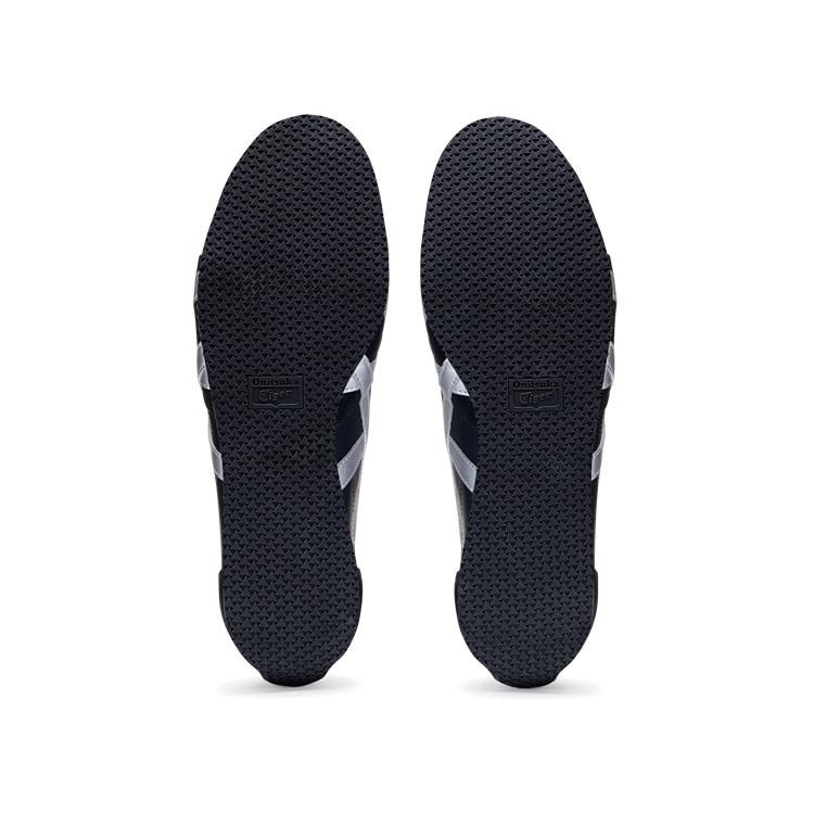 ONITSUKA TIGER Runspark Round Toe Comfortable Slip Resistant Durable Low Top Casual Shoes Unisex Sneaker Black Silver 1183B480-002