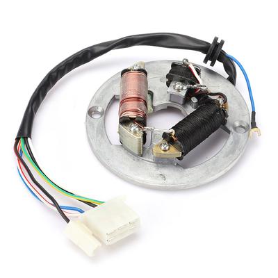 Double Coil Ignition Magneto Stator Plate Accessory Fit for Yamaha PW80 Motorcycle Bike