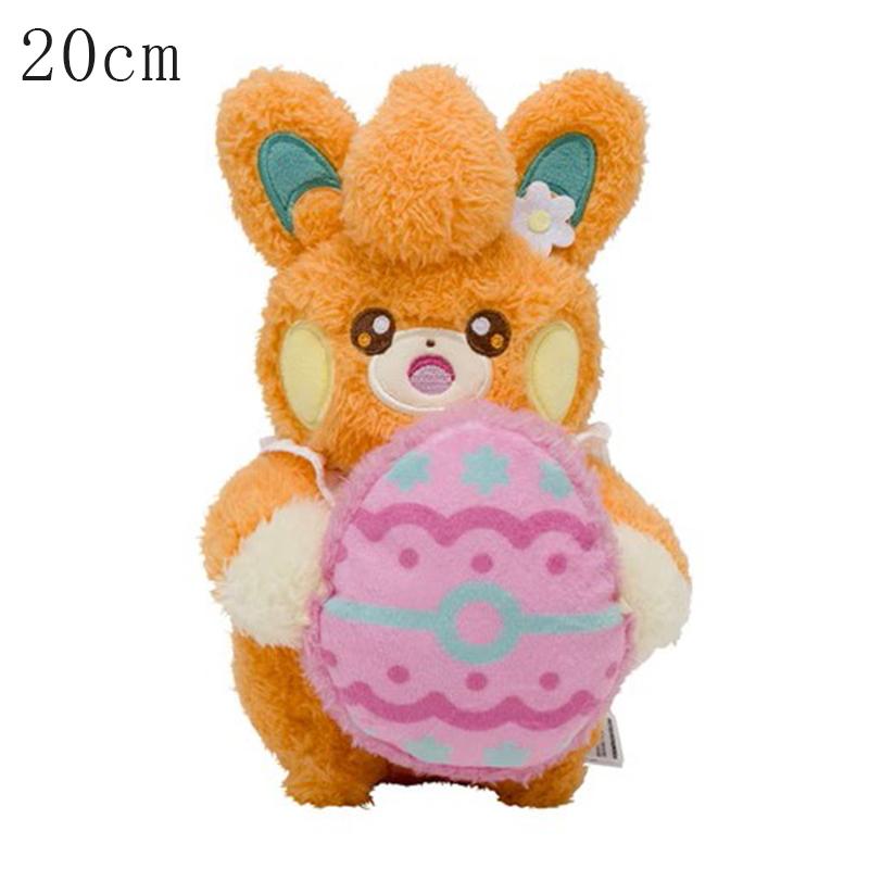 Easter Spring Festival Pokemon Eevee Pikachu Plush Toys Kawaii Scorbunny Ponyta Sylveon Pawmi Plush Doll Xmas Gift For Children