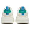 Anta Bump Slip Resistant Abrasion Resistant Low top Skateboard Shoes Men's White Gray Green 912328076-1