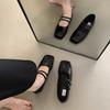 2026 Neue Frühjahrs-Damen Mary Jane Schuhe mit eckiger Spitze, Outdoor-Komfort, Schuhe mit weicher Sohle, Elegante Damen-Flats für Kleider