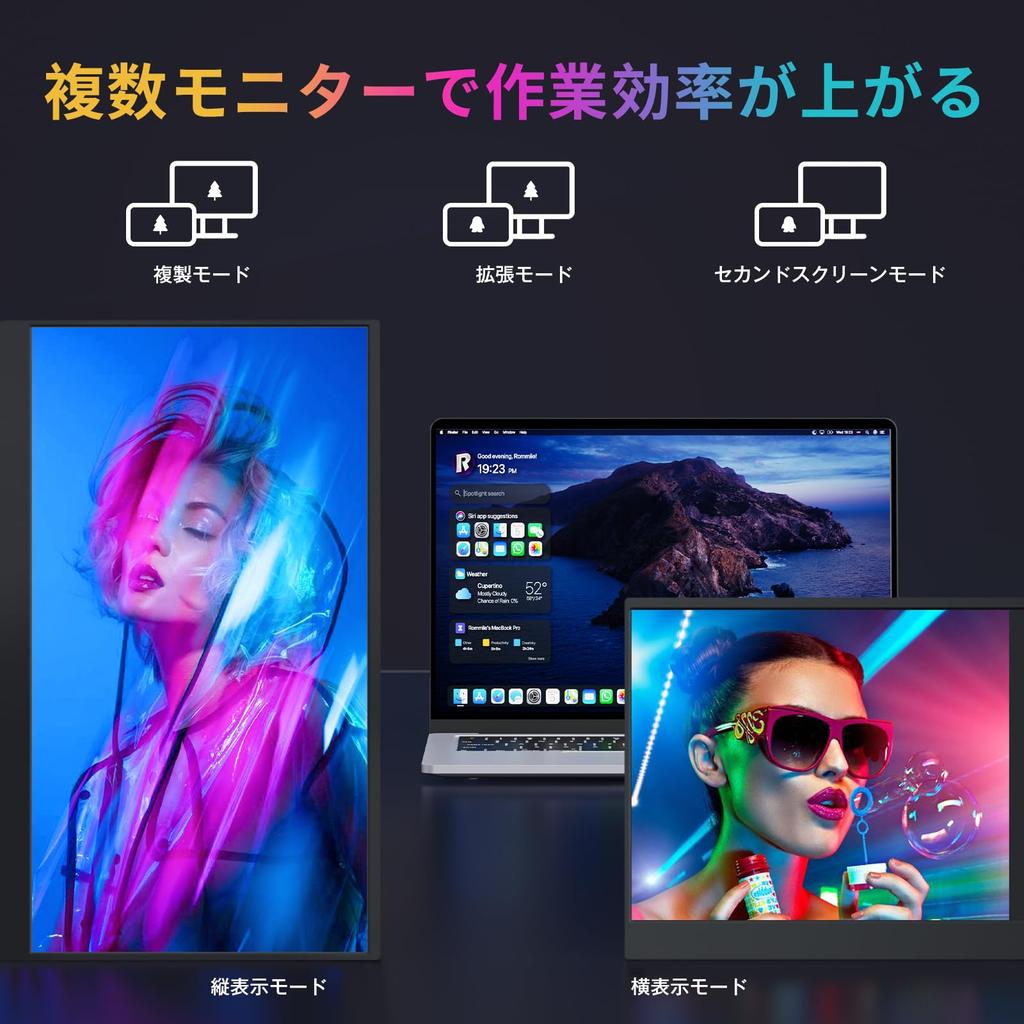 KEEPTIME Mobile 4K Resolution Portable Gaming Matte IPS LCD sRGB Wide Color VESA Compatible with and Includes Magnetic Protective Cover Monitor,