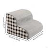 Foam Dog Stairs | Easy to Clean, Sturdy, Pet Steps with Washable Cover, for Sofa 2step Yellow Green