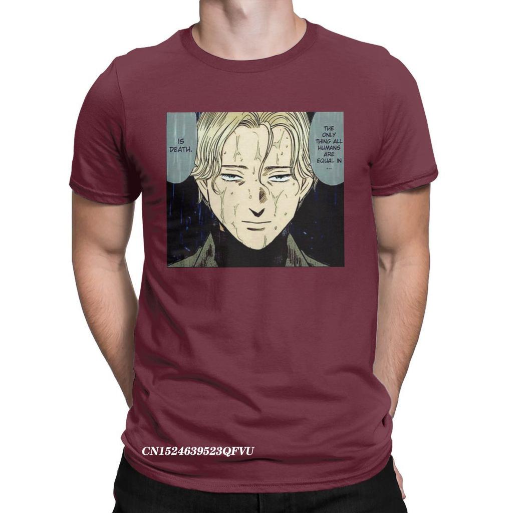 Monster Johann Naoki Urasawa T-Shirts For Men Cool Cotton Tees Round Collar Harajuku Tshirt New Arrival Clothing