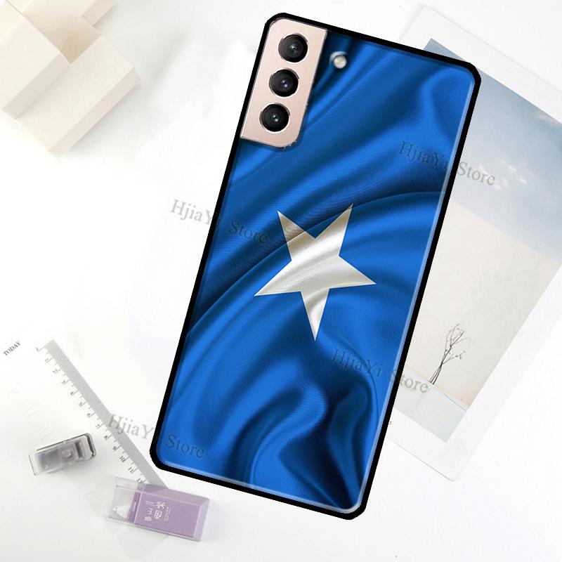 Somali Somalia National Flag Case For Samsung Galaxy S23 Ultra Note 20 10 S9 S10 Plus S20 S21 FE S22 Ultra Phone Cover