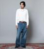 Lee 101 101-Z WIDE denim pants mid blue LL PlusLong