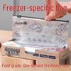 Aluminum Foil Zipper Seal Food Storage Bag for Refrigerator & Freezer