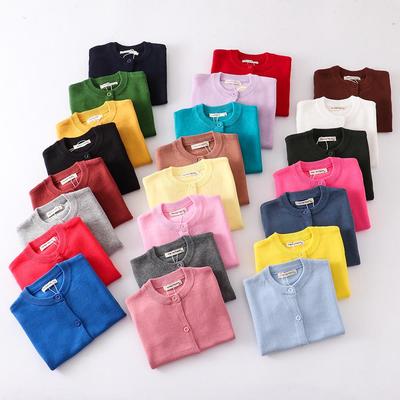Cardigan a Maglia 100% Cotone per Bambini 2025 - Maglione per Neonati e Bambini Piccoli, Stile Europeo & Americano per Bambini e Bambine