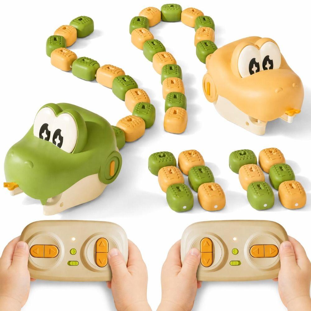 ABS Remote Control Snake Toy Magnetic Tail Extension Competitive Snake Game  Sibling Play