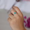 Turquoise Silver Ring, Women Jewelry, 925 Sterling Silver Handmade Jewelry, Silver Handmade Ring Ar8939