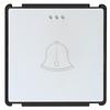 Doorbell Button Mechanical Insert White RTX SH