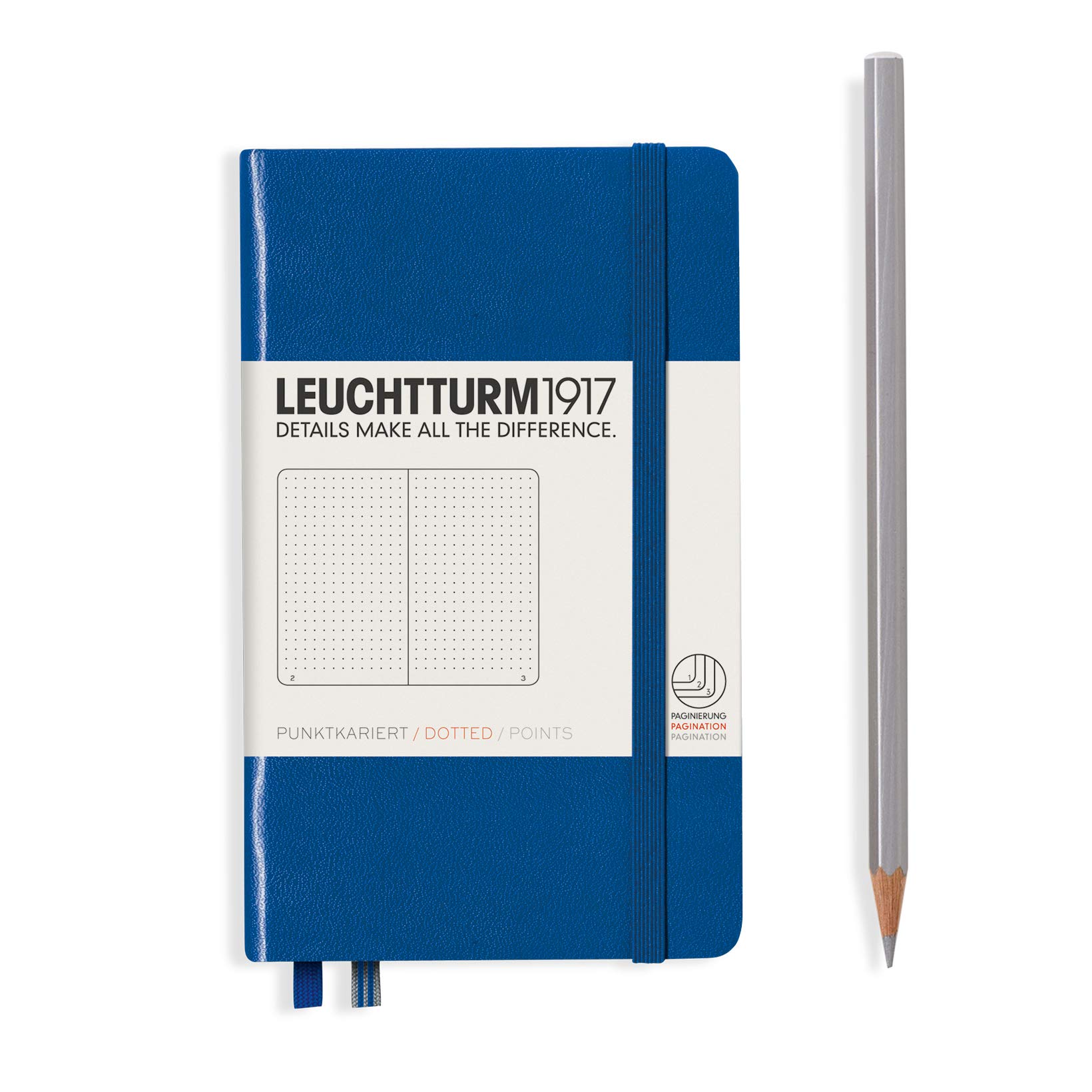 

Leuchtturm Notebook, A6, Dot Grid, Royal Blue, 344753
