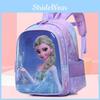 Adorable Cartoon Nylon Backpack For Kids With Curved Straps And Fun Designs