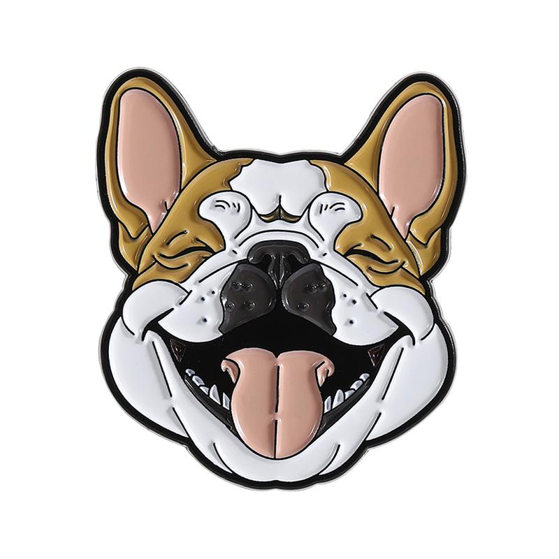 Cute Dog Set Enamel Pins Custom Corgi Border Collie Pattern Brooches Lapel Badges Clothes Animal Jewelry Gift for Friends
