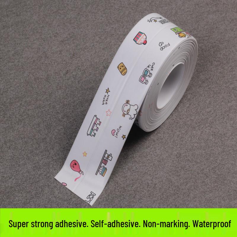 Wasserdichte Anti-Schimmel-Aufkleber: Badezimmer, Küche, Spüle, Herd, Selbstklebendes Fugenband & Ölfestes Band.