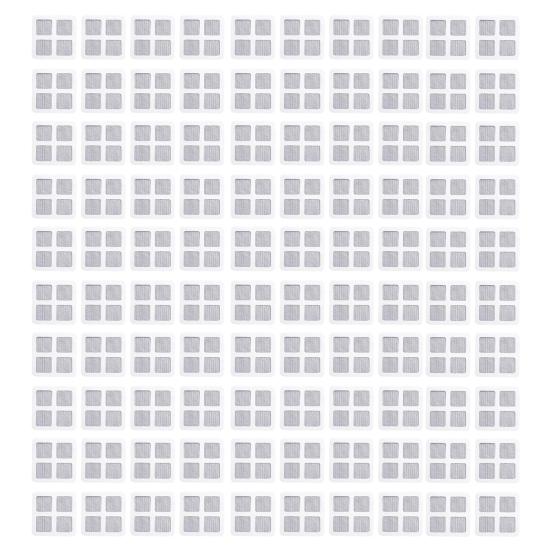 Disposable Mesh Hair Catcher Sticker 4"x4" Bathroom Shower Drain Cover Hair Trap Easy Installation Sink Strainer