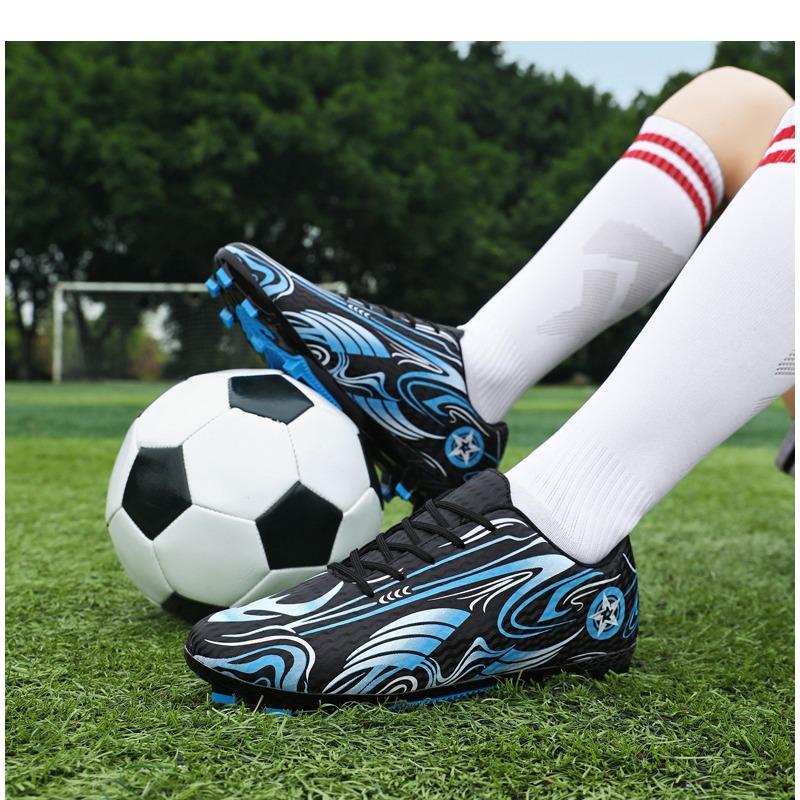 Non Slip Cleats Low Top Professional Kids Youth Football Training Sports Shoes