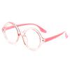 Anti Blue Light Children Glasses Round Boy Girl Eyeglass Frame Optical Eyewear Ultralight Eye Protection Computer Goggles