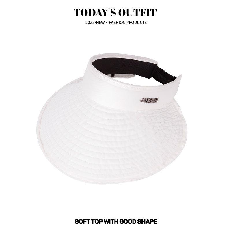 Sky top Sun Hat Lady's New Spring and Summer Seaside UV Sun Hat Foldable Sun Protection Sun Hat