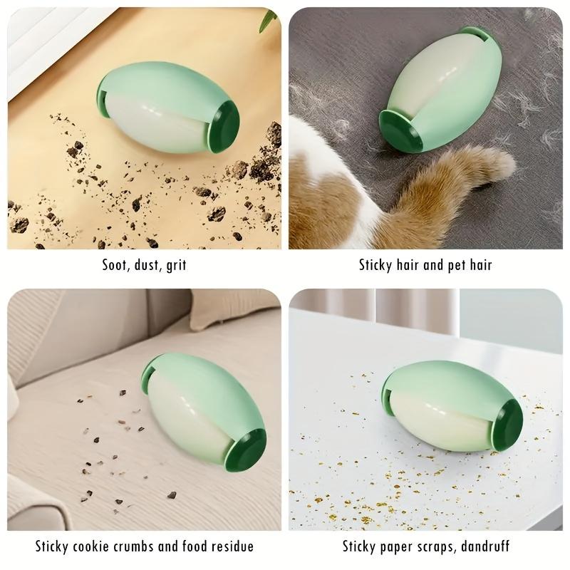 Portable Reusable Lint Roller Ball - Travel-Size, Extra Sticky & Washable Gel for Clothes and Pet Hair Removal, No Batteries Needed