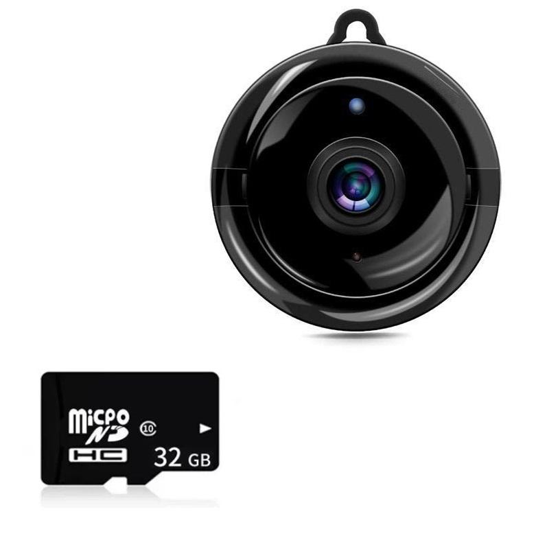 Wireless WiFi Camera, 1080P HD with Night Vision, Two-way Audio Communication, and Motion Detection