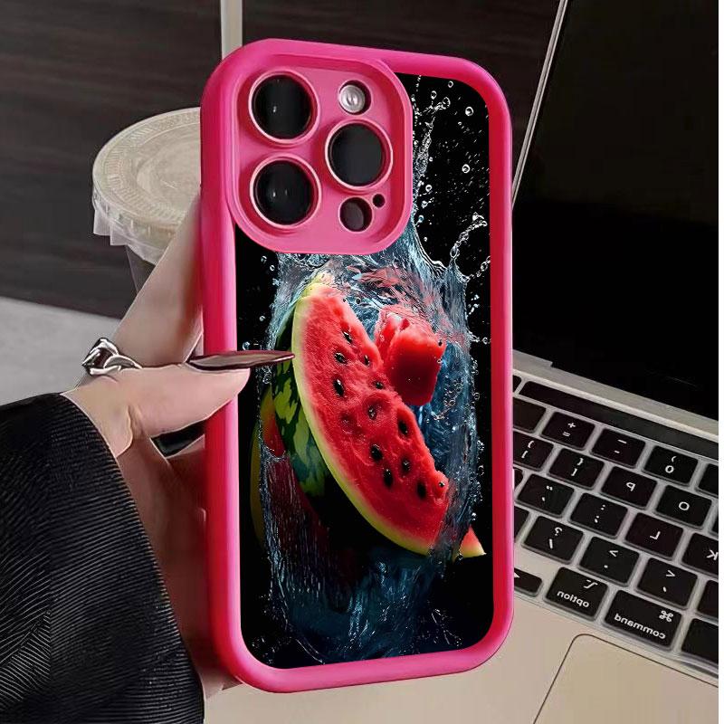 Refreshing and Delicious Watermelon Phone Case For IPhone 16 15 14 11 13 12Pro Max 7 8Plus X XR XS SE Soft Shockproof Back Cover