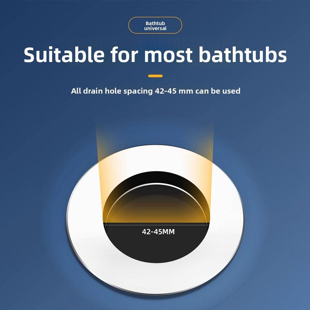 Rostfreier Badewannenablaufstopfen Ablaufschutz Ablaufstöpsel Universal Badewannenstöpsel