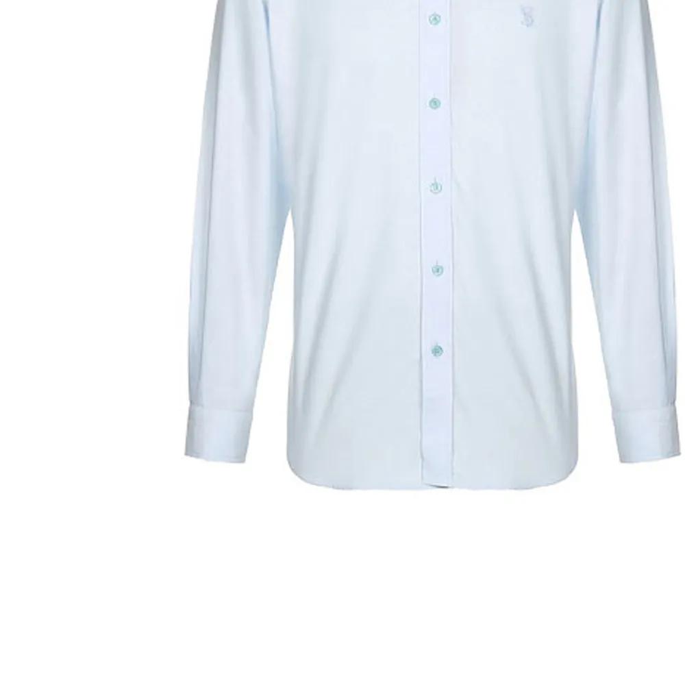 Burberry Shirts Men's Sky Blue Pointed Collar Moderate Other (Unisex) Shirts 80175521