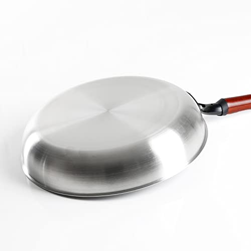 Pearl Metal Frying Pan, 16cm, Induction Compatible, Double-Layered Steel with Diamond Coating, Lightweight and Durable, Fast Cook, HB-6741