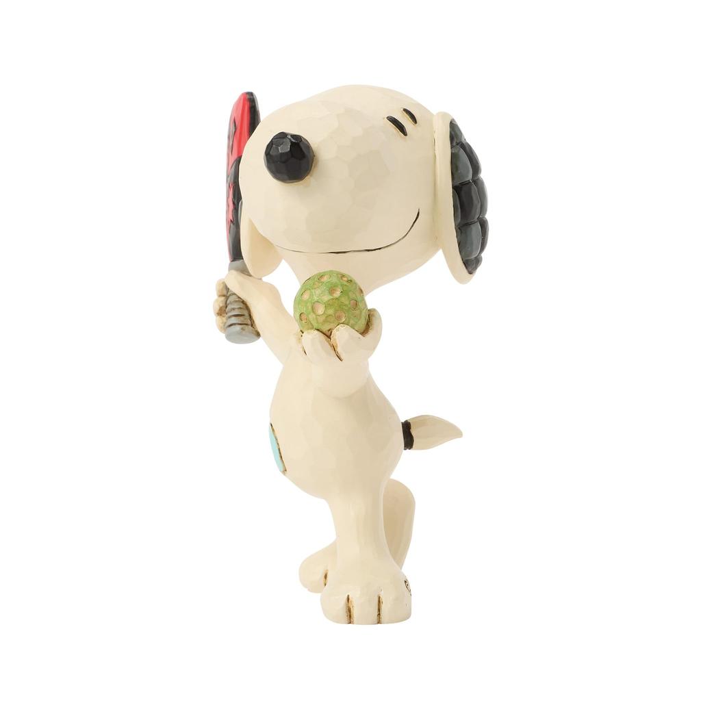 JIM SHORE Snoopy Playing Pickleball Mini 6017873