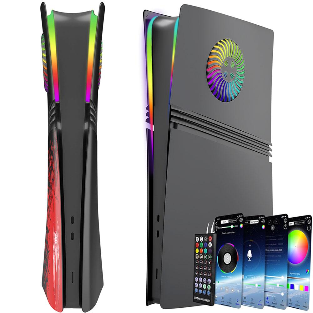 Für Playstation5 Pro Limited Edition Spider Harte Frontplattenabdeckung Premium ABS Ersatzschale Zubehör für PS5 Konsolenabdeckung