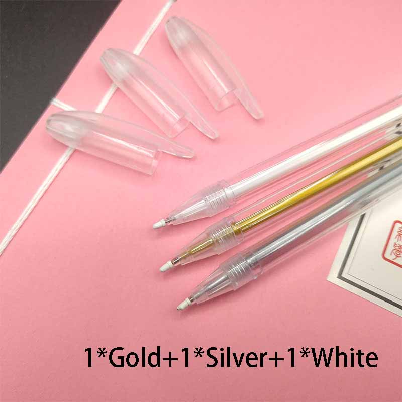 3 Stück Fluoreszierende Textmarker Kunstmarker Set Lebhaft DIY Skizzieren Kritzeln Büro- & Schulbedarf Zeichenwerkzeug