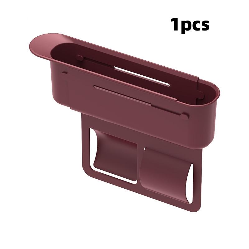 Car Seat Crevice Storage Box Gap Slit Filler Storage Shelf Multi-functional Large Capacity Push Pull Type Car Storage Rack