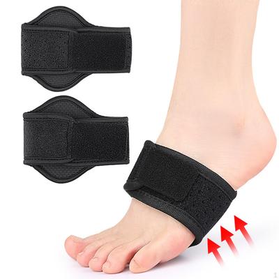 Arch Support Brace Black Skin Friendly Professional Flat Foot Pad Orthotic for Achy Feet Problem