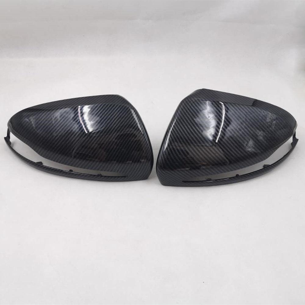 LHD Rearview Mirror Covers For Mercedes Benz C W205  E W213 GLC-Class X253 S Class W222 ABS Carbon Fiber Gloss Black