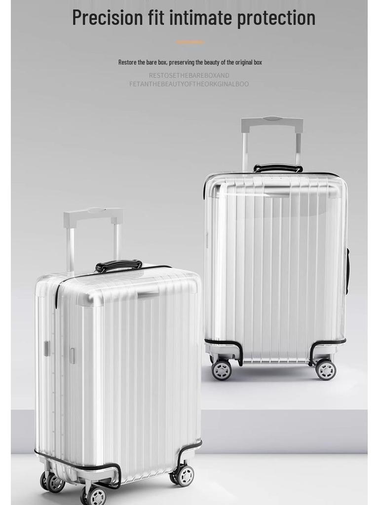 Thick Clear Waterproof Wear-Resistant Sporty Suitcase Protector Cover