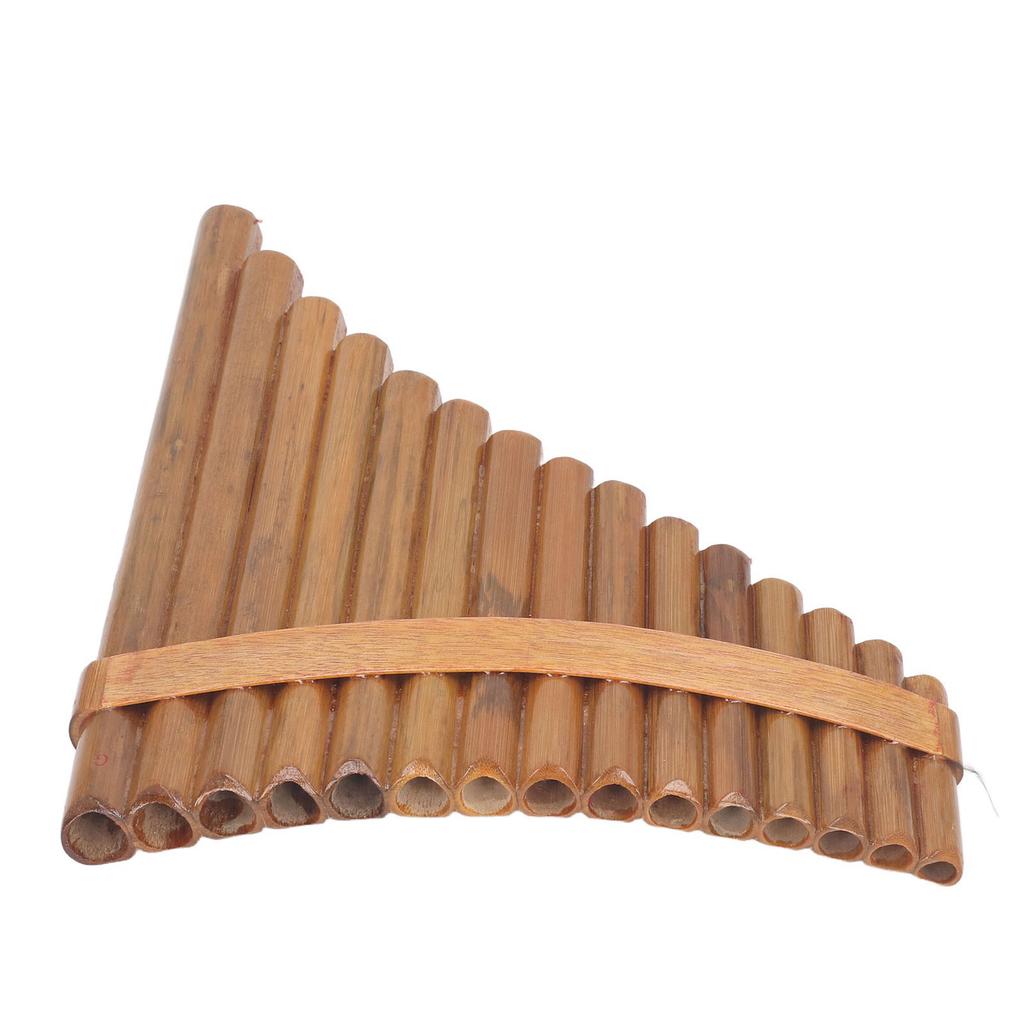 Musical Professional Panpipe Pan Flute 15 Pipes G Key Musical Instrument Pan Pipe Flute Left Hand
