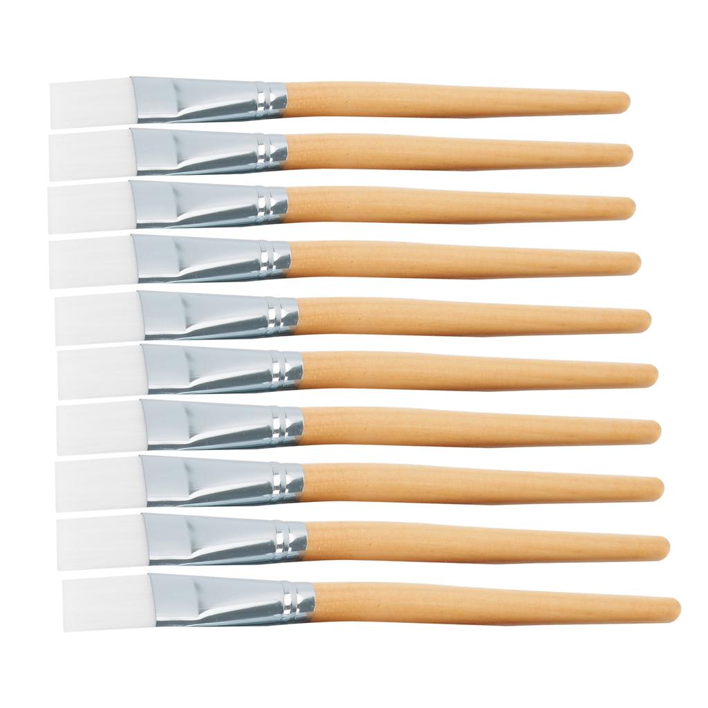 Facial Mask Brushes Soft Hair Mud Applicator DIY Skin Care Tool with Wooden Handle