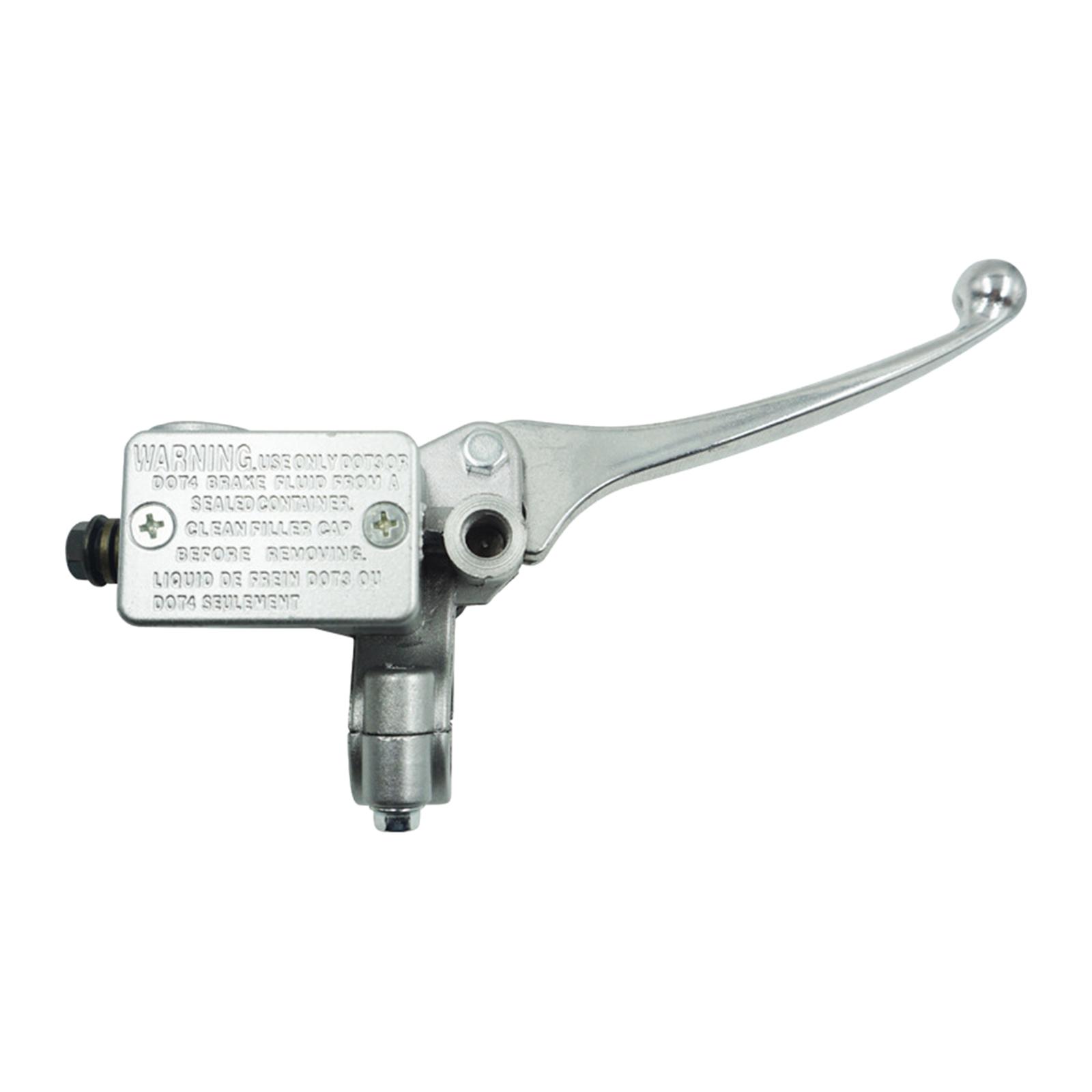 Motorcycle Brake Master Cylinder 22mm Metal Lever Replacement for CF Motorcycle Accessories 675 SR серебряный